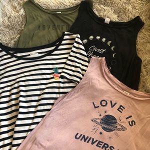 Old Navy Shirt Lot, all size L